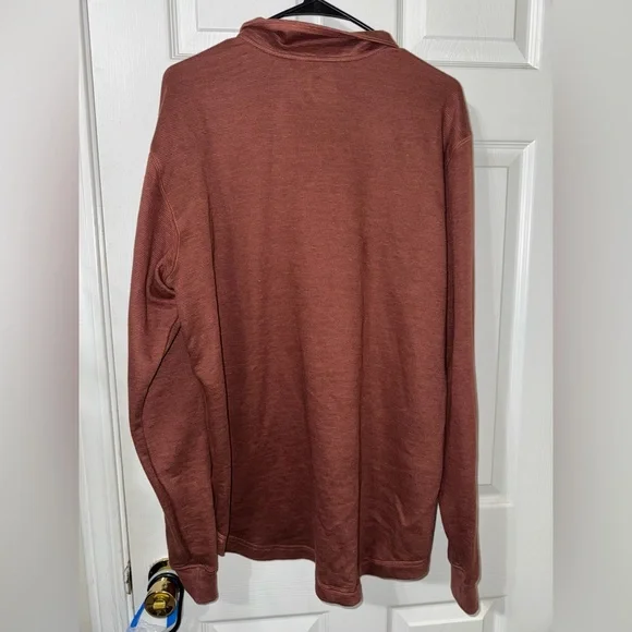 Carhartt Half-Zip Pullover in Rust Color - Picture 6 of 7